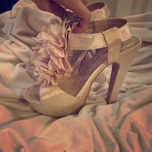 Champagne heels